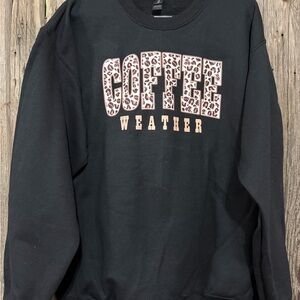 Gildan Black Coffee Weather Sweater